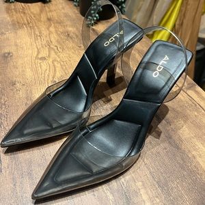 Aldo clear heels - Size 9